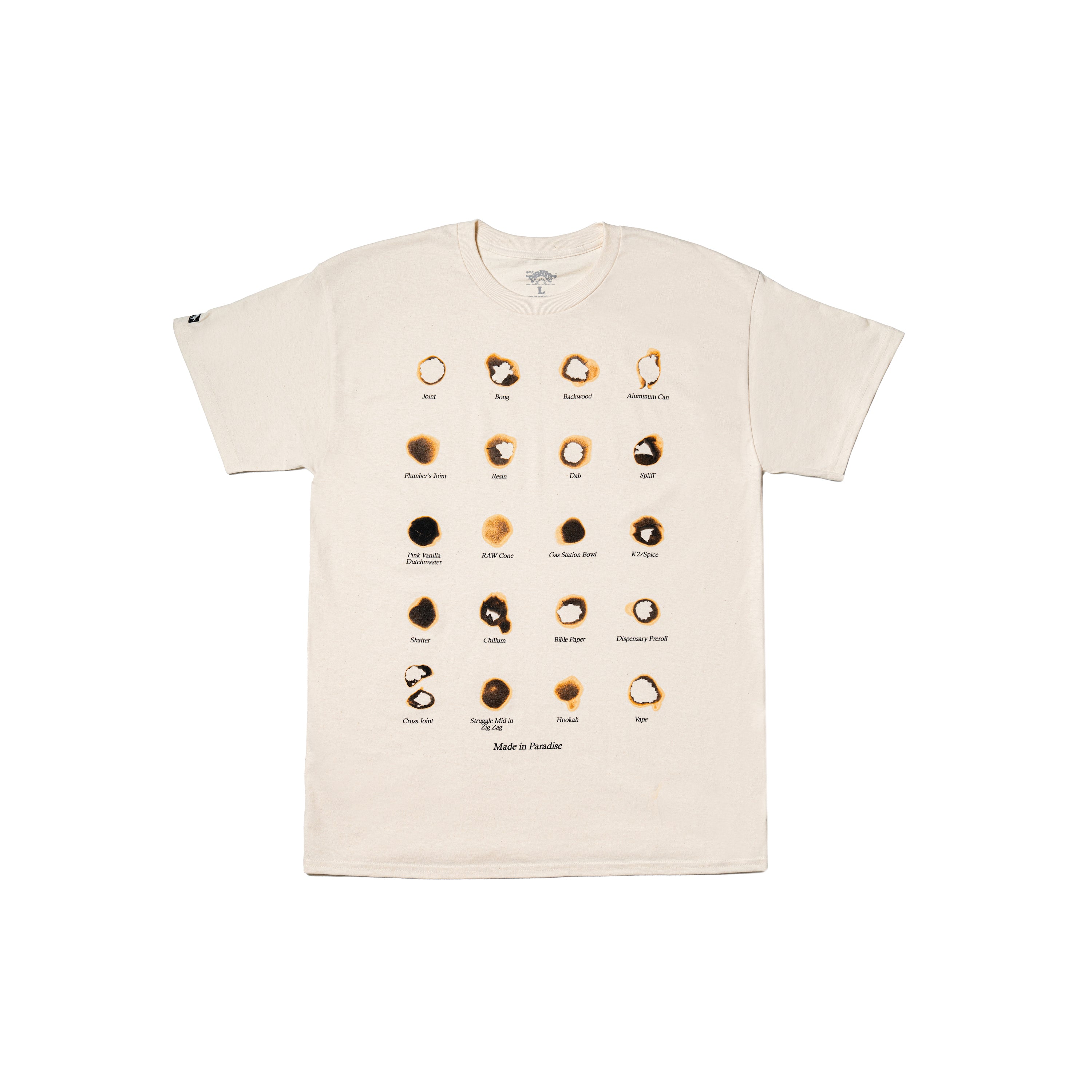 Burn Tee - Natural – 1800-Paradise