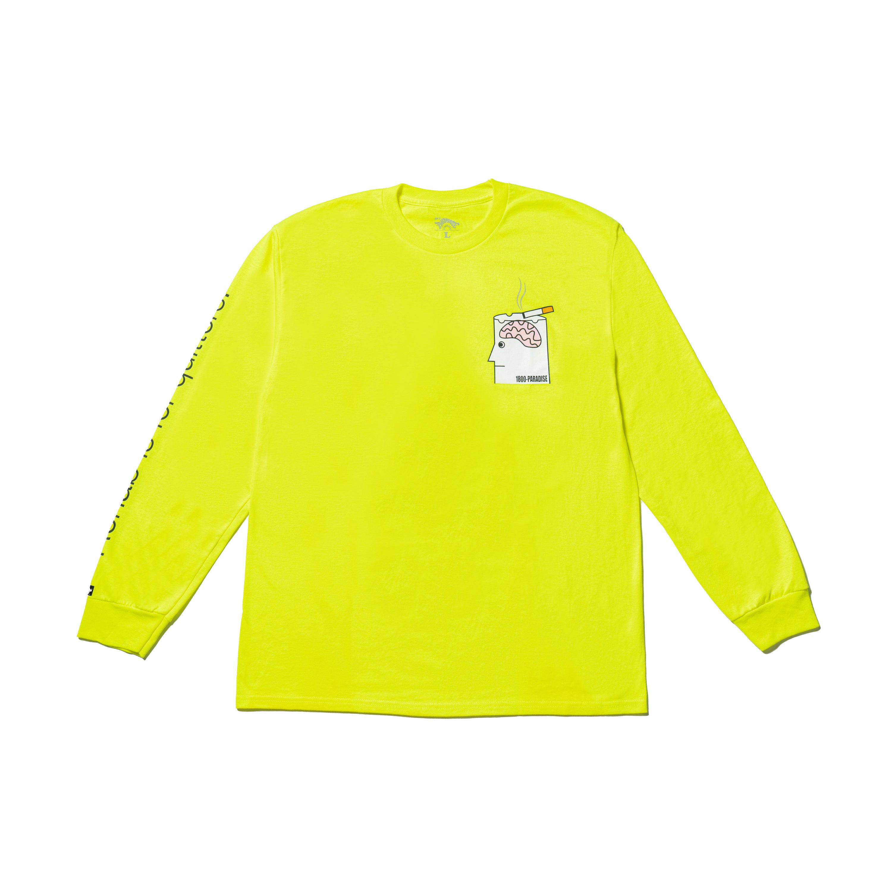 Rehab LS Tee - Safety Green – 1800-Paradise
