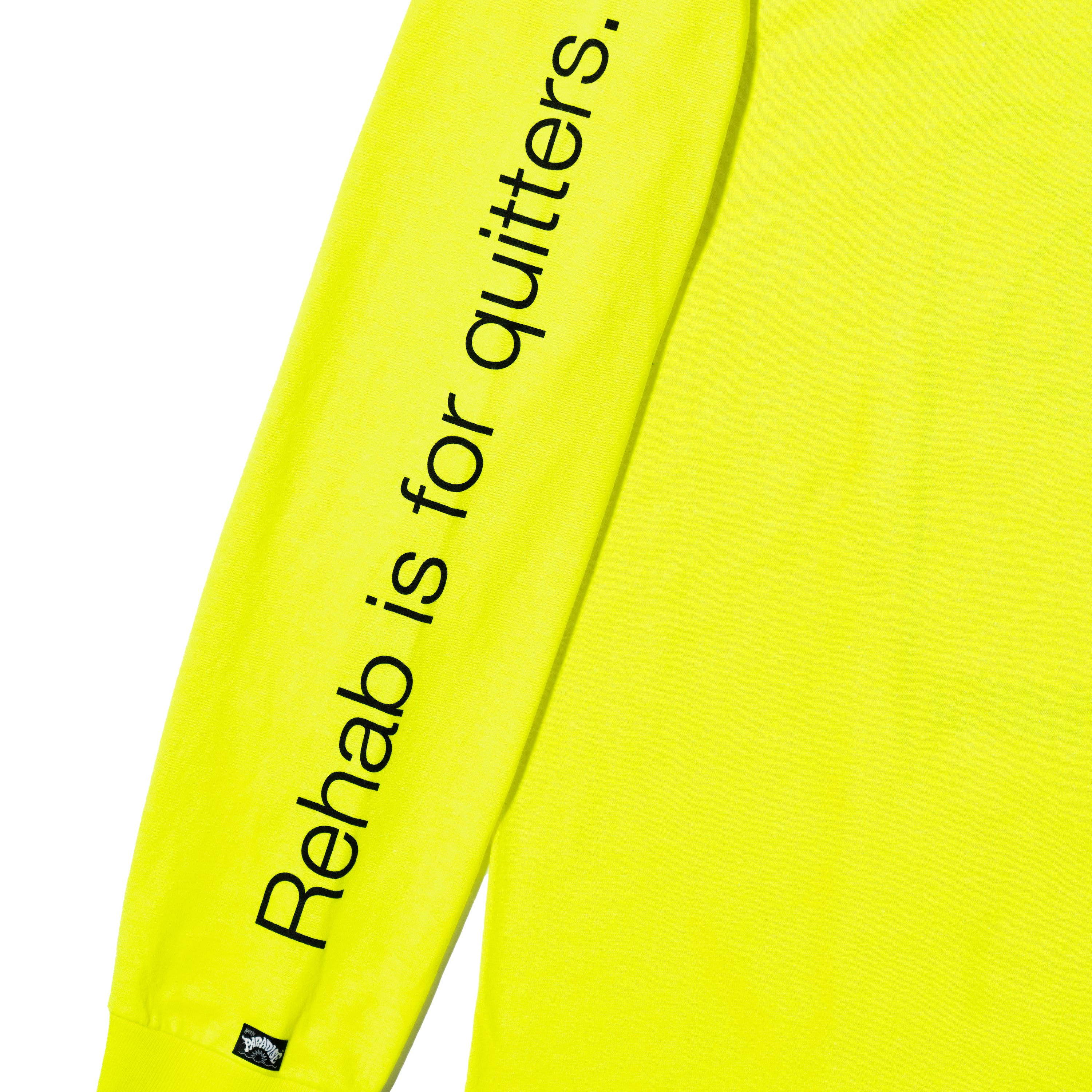 Rehab LS Tee - Safety Green – 1800-Paradise