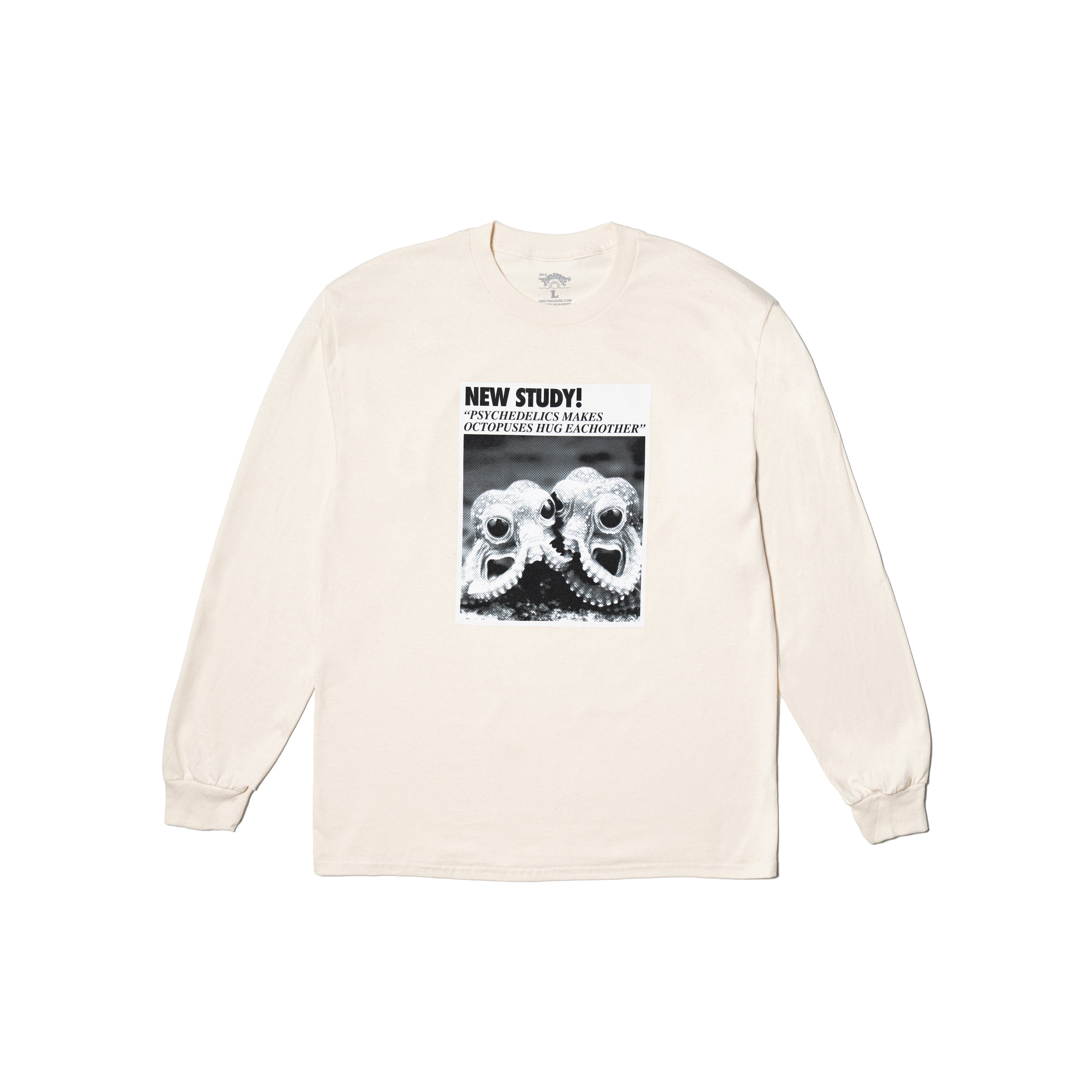 Octopus LS Tee - Natural – 1800-Paradise
