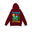 Back view of Made in Paradise World Drug Trade Collection "PLANT LIFE" burgundy hoodie