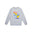 Front view of Made in Paradise World Drug Trade Collection "SNOW SPORT" sport grey crewneck